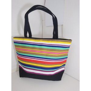 Woman's Handbag striped bag LadyShoulder Bags Tote Purse BEACH   yellow